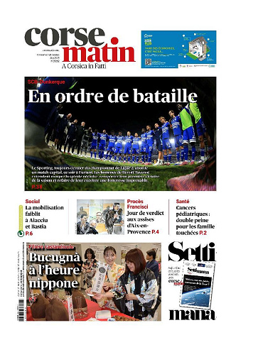Corse Matin - 4 Octobre 2025