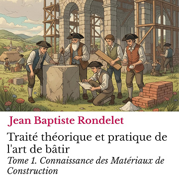 Traité théorique et pratique de l'art de bâtir Tome 1: Connaissance des Matériaux de Construction - Jean Baptiste Rondelet (2025)