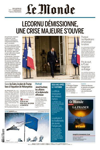 Le Monde du Mardi 7 Octobre 2025