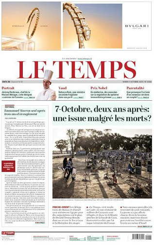 Le Temps - 7 Octobre 2025