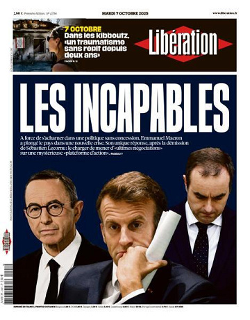 Libération du Mardi 7 Octobre 2025