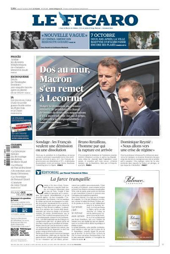 Le Figaro du Mardi 7 Octobre 2025