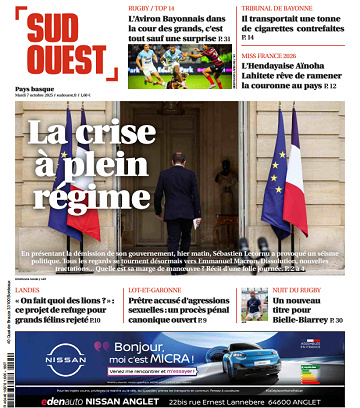 Sud Ouest (2 Éditions) Du Mardi 7 Octobre 2025