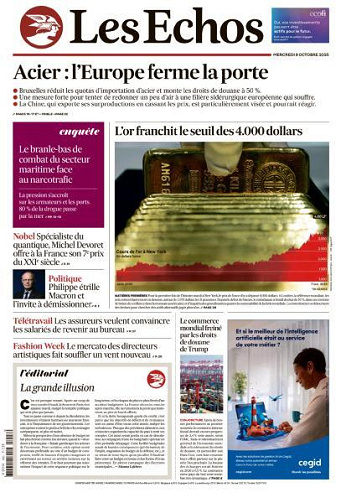 Les Echos - 8 Octobre 2025