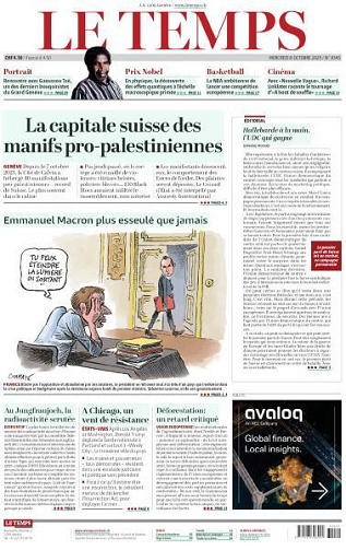 Le Temps - 8 Octobre 2025