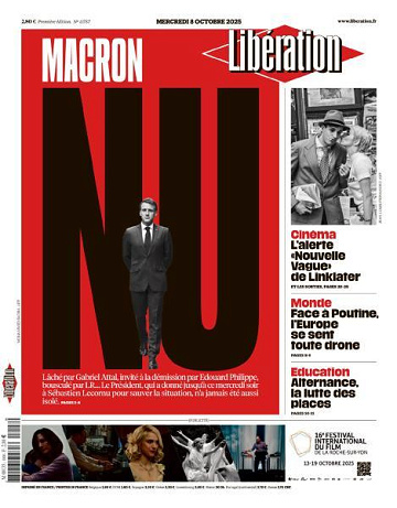 Libération du Mercredi 8 Octobre 2025