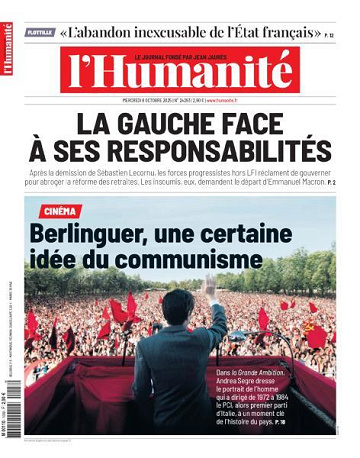 L'Humanite - 8 Octobre 2025