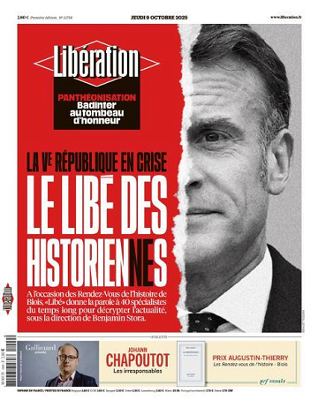 Libération du Jeudi 9 Octobre 2025