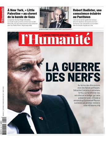 L'Humanite - 9 Octobre 2025
