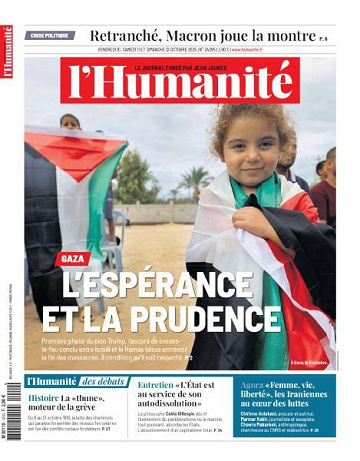 L'Humanite - 10-12 Octobre 2025