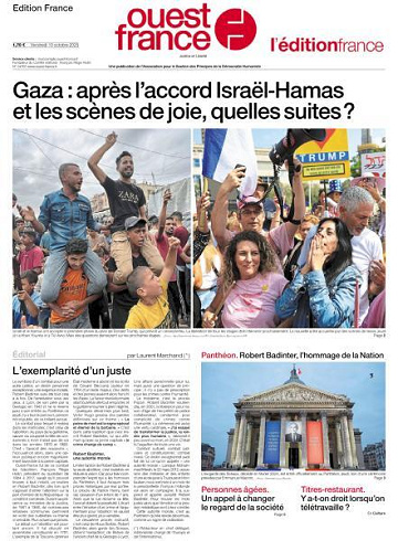 Ouest-France Édition France - 10 Octobre 2025