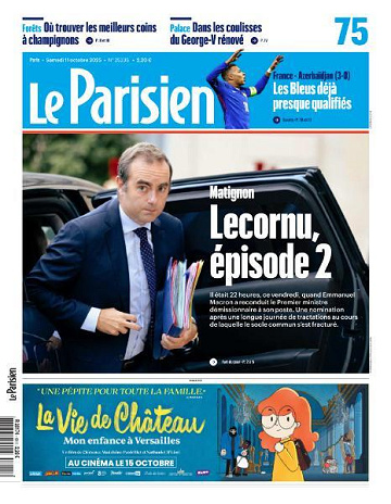 Le Parisien - 11 Octobre 2025
