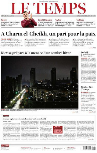Le Temps - 13 Octobre 2025