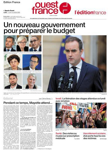 Ouest-France Édition France - 13 Octobre 2025