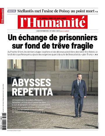 L'Humanite - 13 Octobre 2025