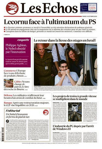 Les Echos - 14 Octobre 2025