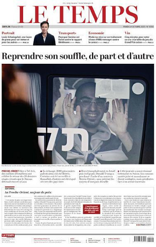 Le Temps - 14 Octobre 2025