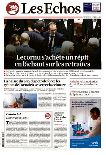 Les Echos - 15 Octobre 2025