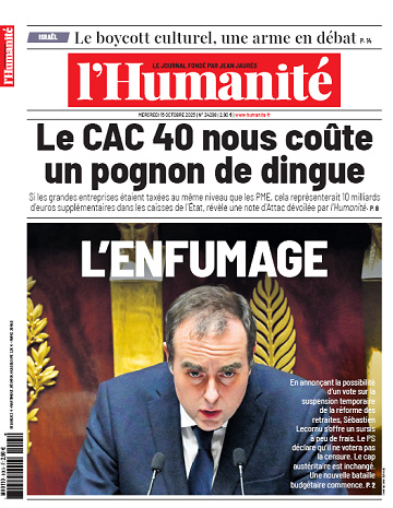 L'Humanite - 15 Octobre 2025