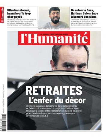 L'Humanite - 16 Octobre 2025