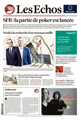 Les Echos - 16 Octobre 2025