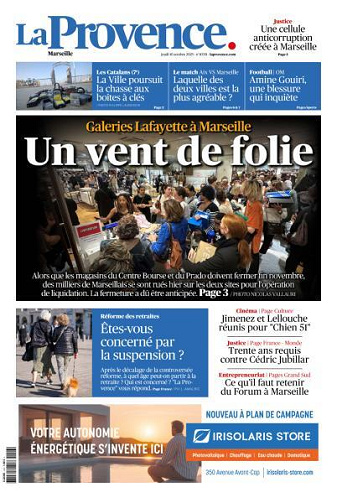 La Provence - 16 Octobre 2025