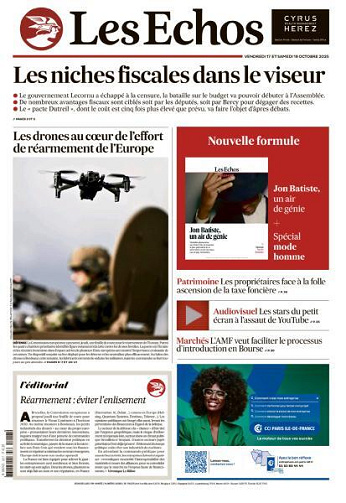 Les Echos - 17-18 Octobre 2025