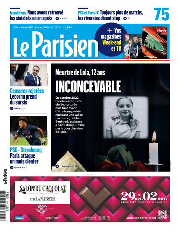 Le Parisien - 17 Octobre 2025