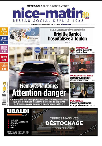 Nice Matin - 17 Octobre 2025