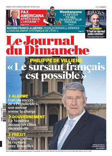 Le Journal du Dimanche - 19 Octobre 2025