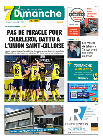 Pack Journaux Belges Du Dimanche 19 Octobre 2025
