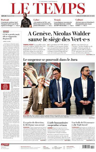 Le Temps - 20 Octobre 2025