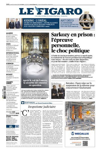 Le Figaro du Mardi 21 Octobre 2025