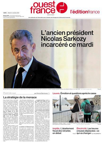 Ouest-France Édition France - 21 Octobre 2025