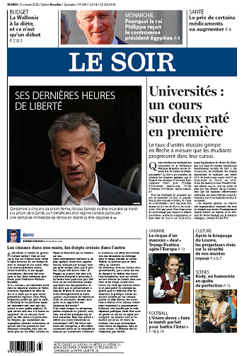Le Soir - 21 Octobre 2025