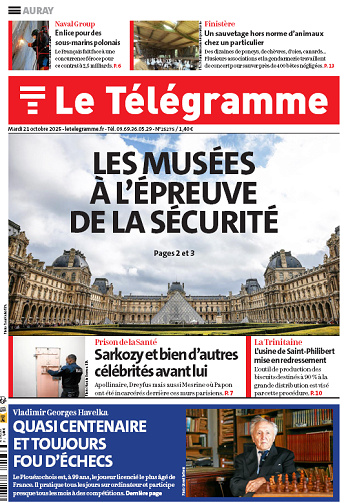 Le Télégramme (19 éditions) - 21 Octobre 2025