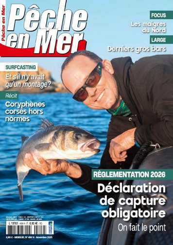 Pêche en Mer - Novembre 2025