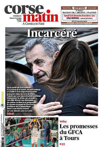 Corse Matin - 22 Octobre 2025