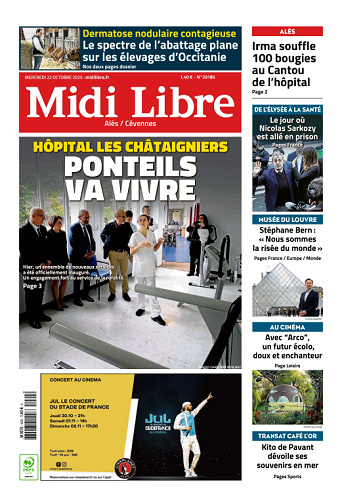 Midi Libre (14 Éditions) Du Mercredi 22 Octobre 2025