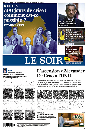 Le Soir - 22 Octobre 2025