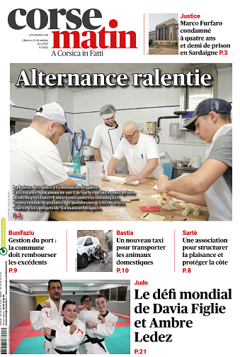 Corse Matin - 23 Octobre 2025