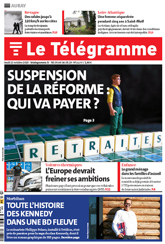 Le Télégramme (19 éditions) - 23 Octobre 2025