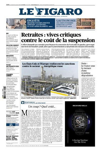 Le Figaro du Vendredi 24 Octobre 2025