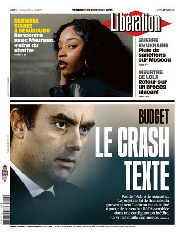 Libération du Vendredi 24 Octobre 2025