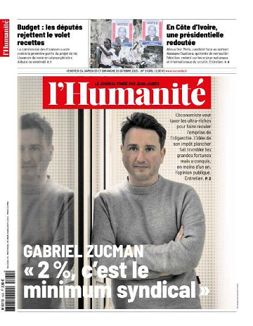 L'Humanite - 24-26 Octobre 2025