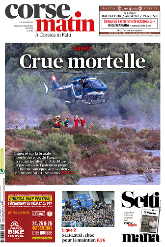 Corse Matin - 24 Octobre 2025