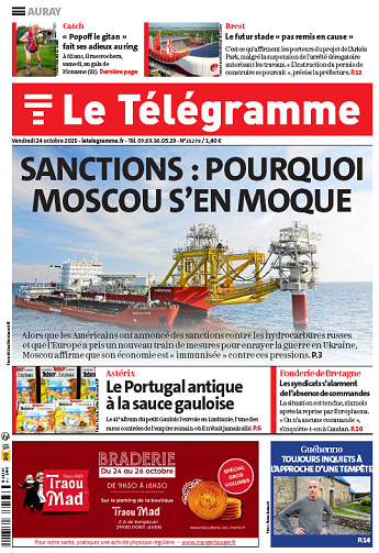 Le Télégramme (19 éditions) - 24 Octobre 2025