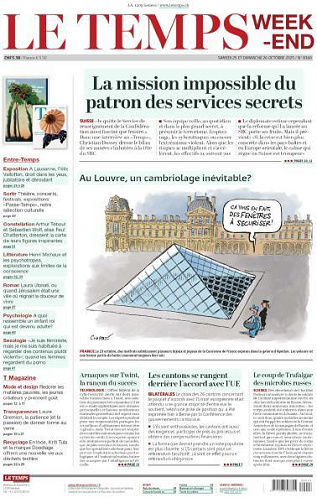 Le Temps - 25-26 Octobre 2025