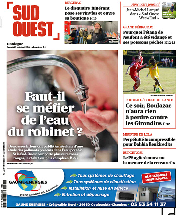 Sud Ouest (7 éditions) - 25 Octobre 2025