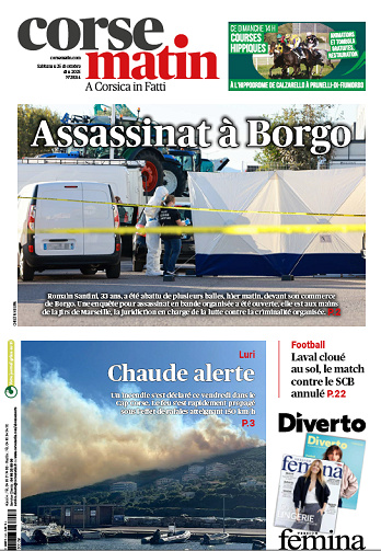 Corse Matin - 25 Octobre 2025